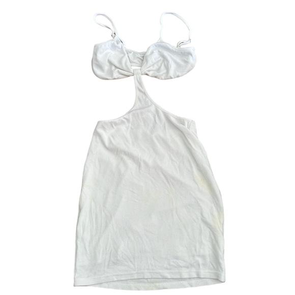 Dresses & Skirts - White cutout dress